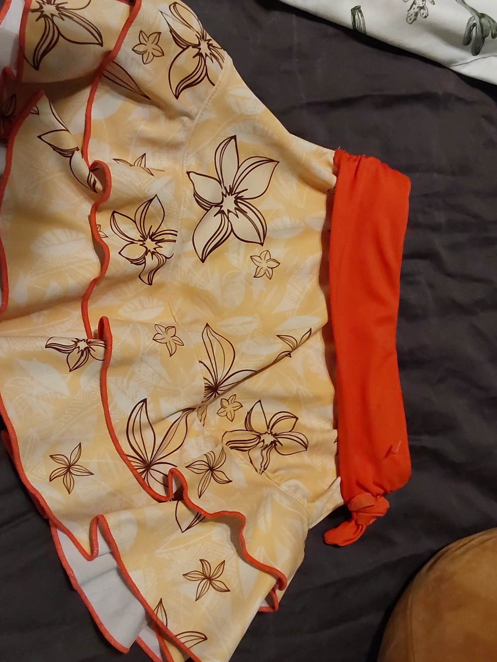 Disney Moana Three Piece Girls Swim Suit And Skirt - Picture 3 of 9